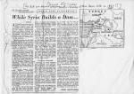 KR Syrian dam survey newspaper cutting